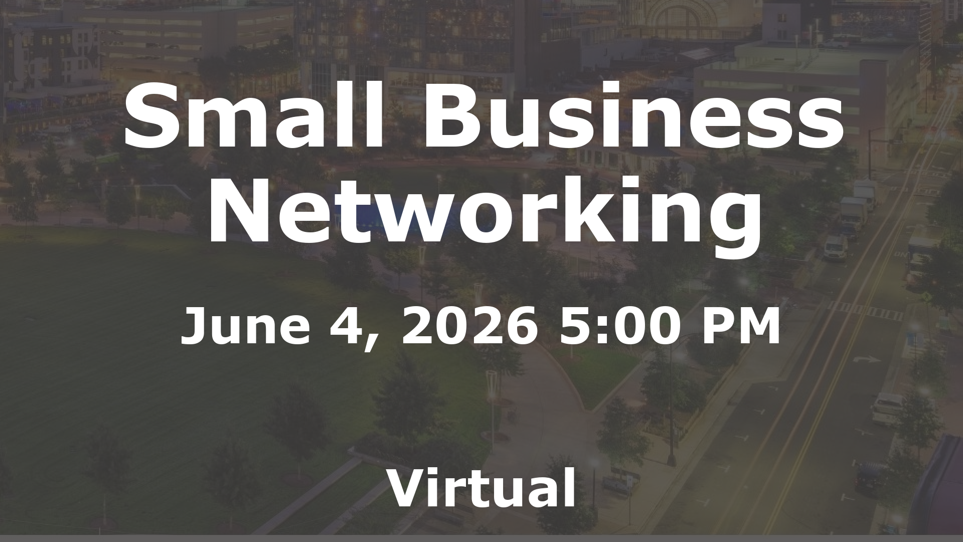 Small Business Networking event image